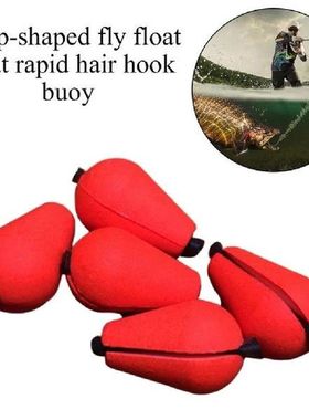 5pcs Float Foam Tear Drop Strike Indicator For Fly Fishing