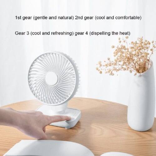 The New Mini Fan Mute USB Charging Fan Student Office Home