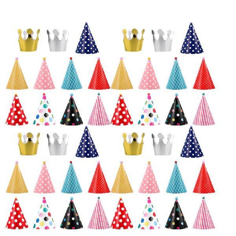 Birthday Hat Cone Paper Cap Party Hats Headband Dog Cat