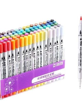 1PC Dual Tip Brush Art Markers Pen Fine Paint Marker Pens
