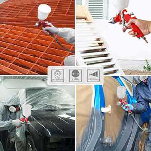 Paint Spray Gun HVLP Professional Sprayer 1.4mm Nozzle 600ml