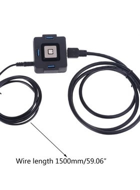 Multifunction Desktop PC Switch 3 Port USB 3.0 Audios Microp