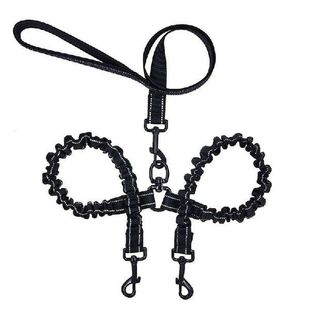Handle Lead Dual Dog Leash Double With Tangle Padded