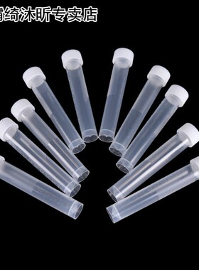 Hot 20pcsX 10ml Lab Plastic Frozen Test Tubes Vial Seal Cap