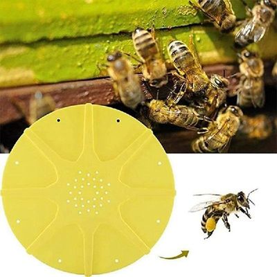 10Pcs Beekeeping Beehive Round 8 Way Bee Escapes Door Gate