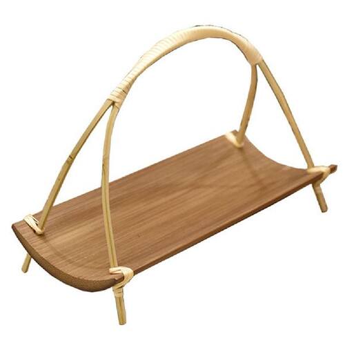 Tray Serving Sushi Plate Appetizer Wood Platter Wooden