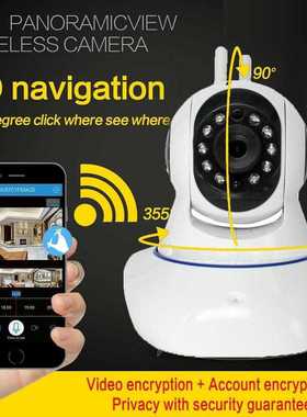 720P HD Home 360 Video Camera Security Camera WiFi Wireless