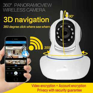 720P HD Home 360 Video Camera Security Camera WiFi Wireless
