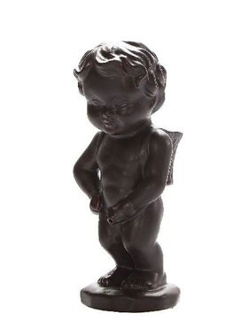 Reverse Flow Incense Holder Brown Peeing Boy Shape Incense