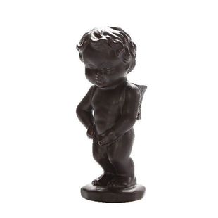 Reverse Flow Incense Holder Brown Peeing Boy Shape Incense