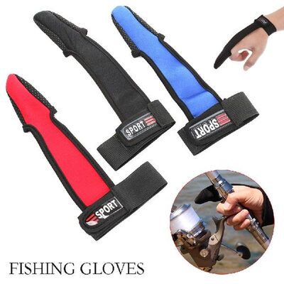 Non-Slip Single Finger Protector Fishing Gloves Fishermen
