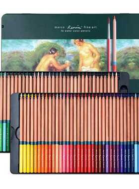 Marco Renoir Watercolor Pencil 24/36/48/72 Color Water Solu