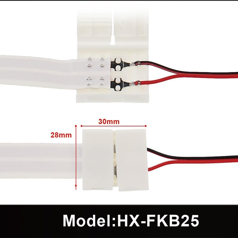23 AWG Electric Flat Cable 2 Connector 10M 2 Conductor Coppe