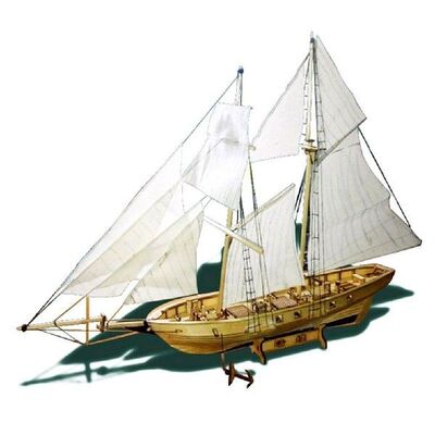 Scale Assembling Building Kits Ship Model Wooden Sailboat