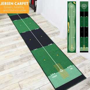 Indoor Golf Hitting Mat 300*50cm Putting Trainer Golf Practi