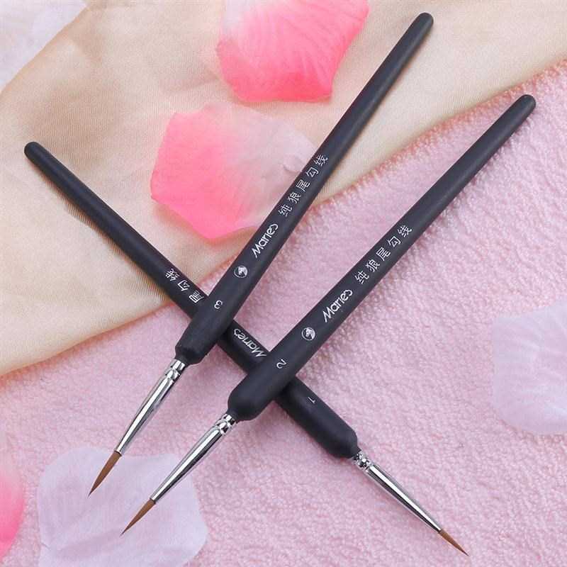 *6pcs Weasel Hair Paint Brushes Water Color Paintbrush Line