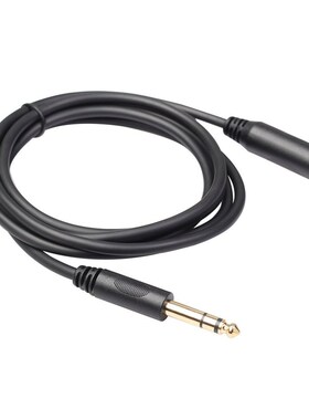 1.8M/3M/4.5M/6M 6.35mm M/F Extension Cable Power Cord Male t