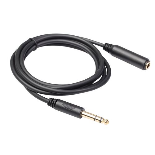 1.8M/3M/4.5M/6M 6.35mm M/F Extension Cable Power Cord Male t