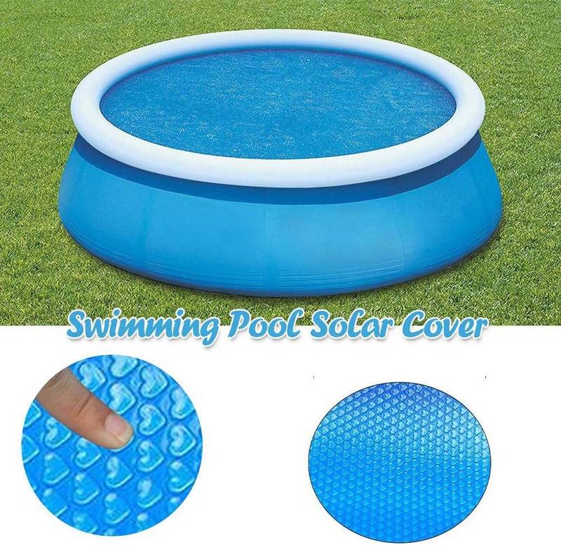 4/5/6/8/10/12/15ft Newest Pool Cover Round Solar Swimming Po