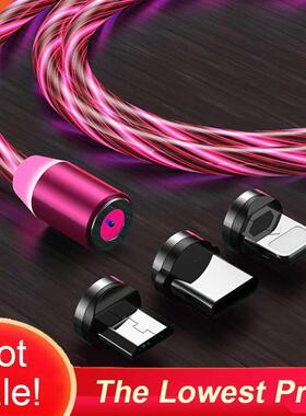 Magnetic Charging Mobile Phone Cable USB Type C Cable Microu