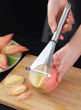 Stainless Steel Triangle Fruit Carving Knife Fruit Platter