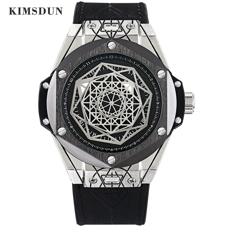 Men's automatic mechanical watch男士手表硅胶带夜光全