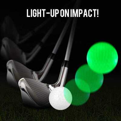 Waterproof Led Golf Balls 4 Pcs/Pack for Night Training High