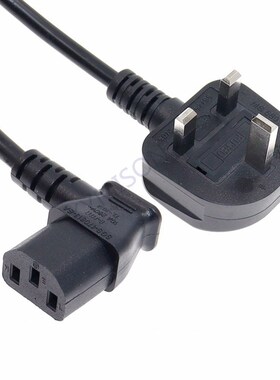 UK Power cord 1.8M IEC C13 to British 3 pins plug Extension