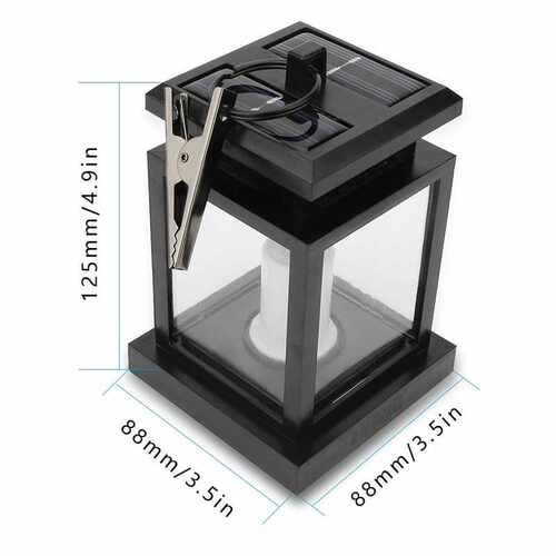 4pcs 2pcs 1pcs Free shipping Candle Solar Powered Fence Gutt