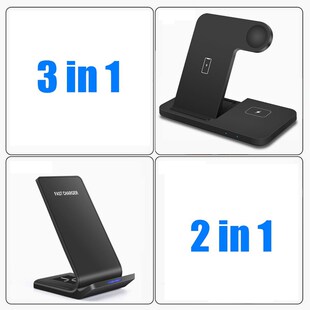 15W 4 In 1 Wireless Charger Dock Station for iPhone 13 12 11
