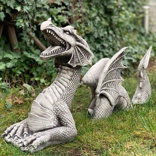 Dragon Garden Decoration Resin Dragon Statue Decorations