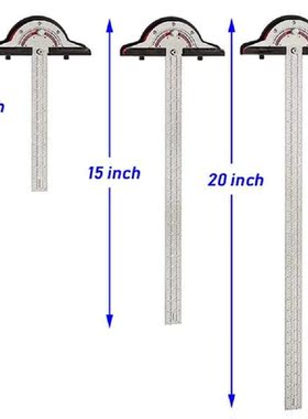 Wood workers Edge Rule Efficient Protractor Angle