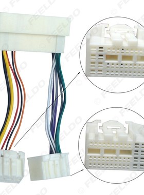 1Pc Car Stereo Radio 13pin+60pin Male/Female Plug Wire Harne