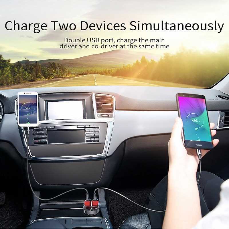 Essager Phone Quick Charger Bluetooth 5.0 Car Kit QC3.0 Fast