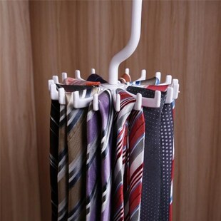 20 Shawl Tie Rack Holds Adjustable Tie Belt Scarf Hanger Hol