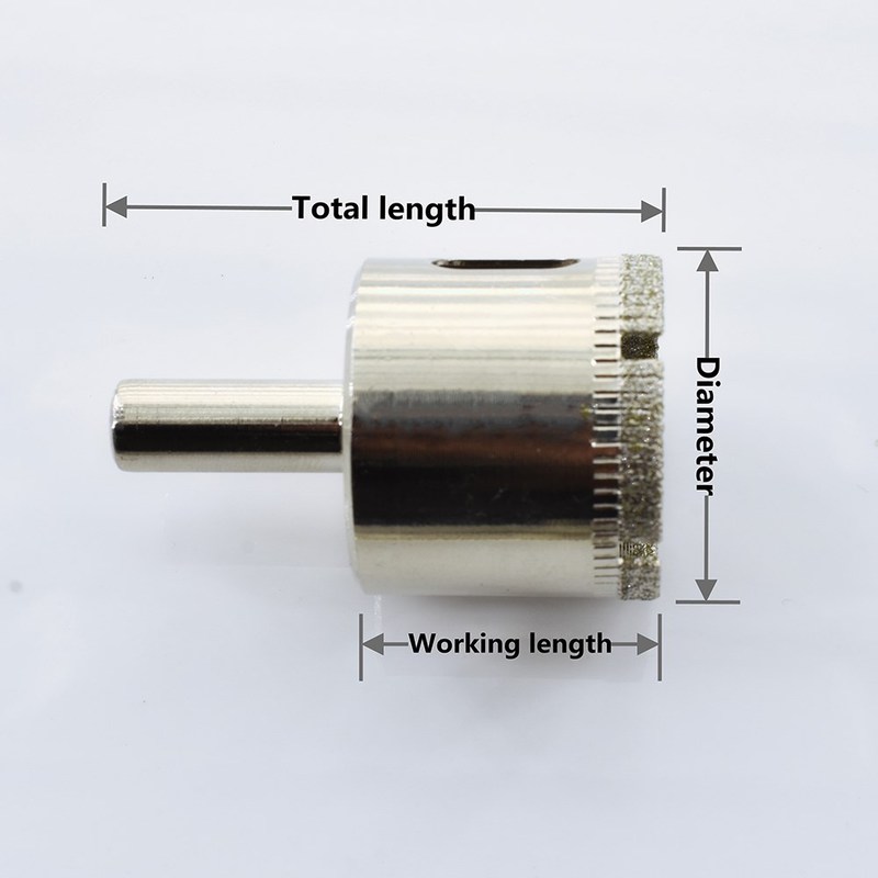 Diamond Coated Billet Hole Saw Drill Bit Set Tools Glass Fl 搬运/仓储/物流设备 其他吊具 原图主图