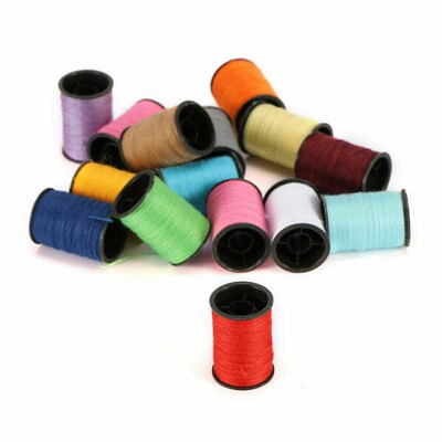 64 Rolls Sewing Machine Line Thread Spool Set Bobbin Cotton