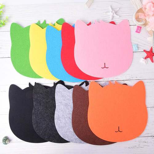 1pc Optical Trackball PC Thicken Mouse Pad Felt Cloth Univer