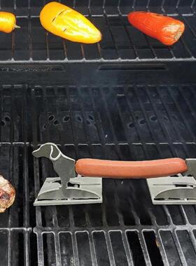 Innovative Iron Convenient Hot Dog Rack for Camping   Hot