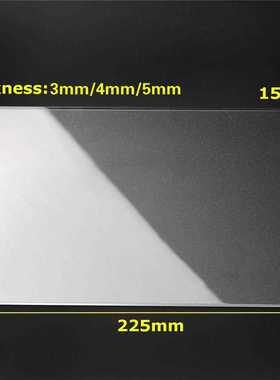 2pcs Thickness 3mm/4mm/5mm Generic Acrylic Transparent Cutti