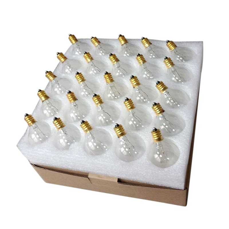 25pcs 7W AC230V G40 Globe Tungsten Incandescent Bulb Lamp E1