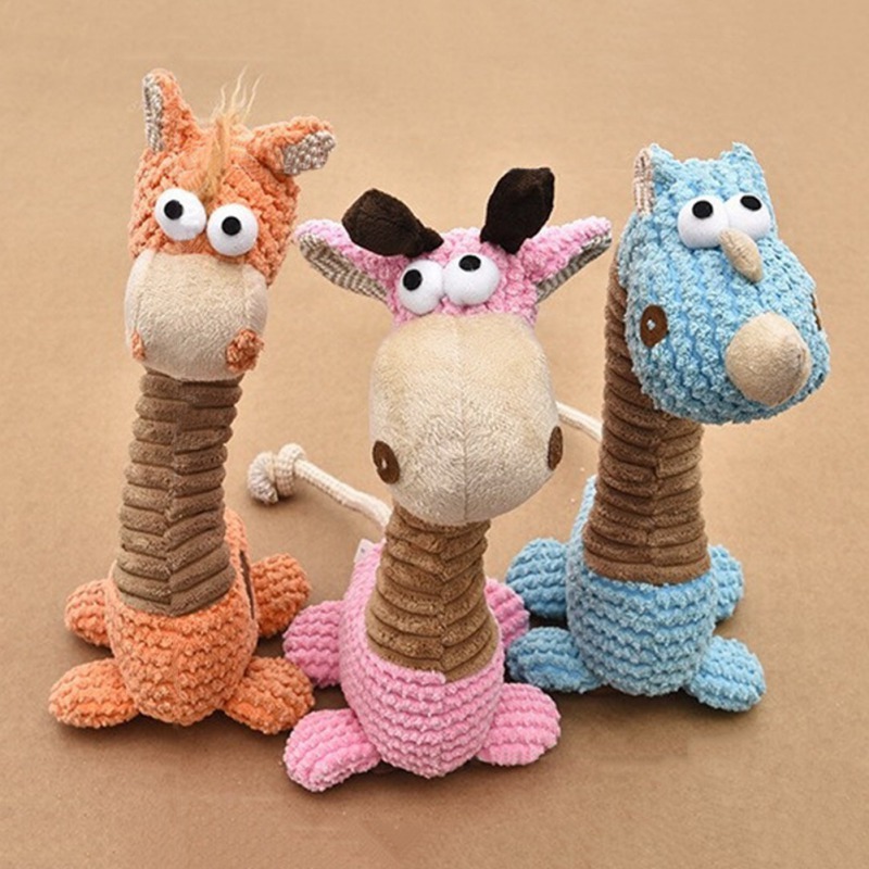 New Giraffe Gnawing Bite DogToy Is Made Of Selected Strip