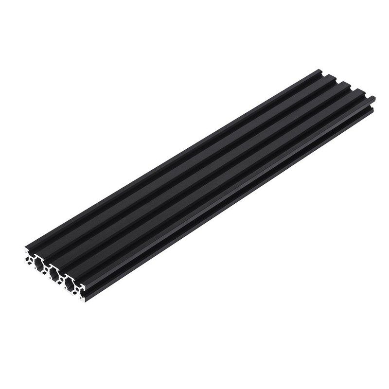 black 200-1000mm 2080 v-slot aluminum profile extrusion fra