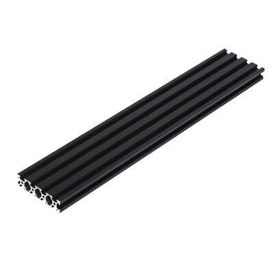Black 200-1000mm 2080 V-Slot Aluminum Profile Extrusion Fra