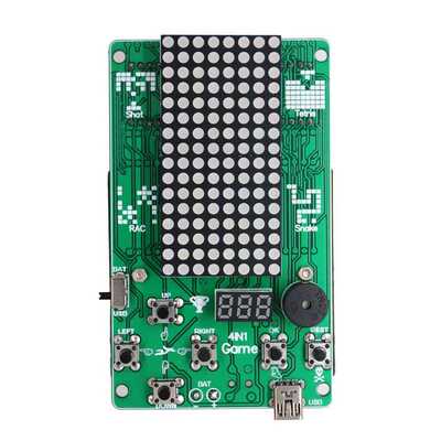 Electronic DIY Kit 8x16 Dot matrix game machine Diy Kit Elec