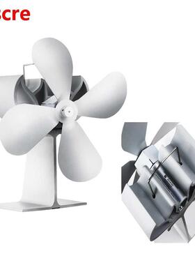 Portable Heat Powered Stove Fan Fuel Saving Mute Fireplace T