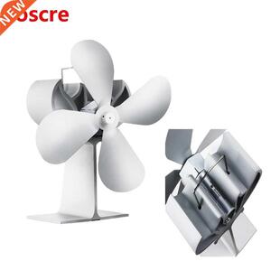 Stove Fan Fireplace Heat Mute Powered Saving Portable Fuel