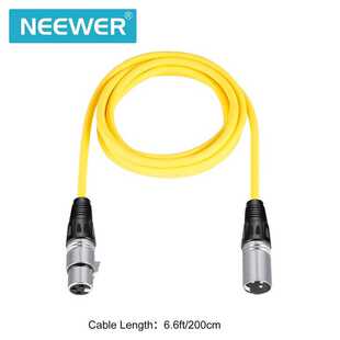 Neewer 6 Pack 6.5ft/2M XLR Male To XLR Female Color Microph