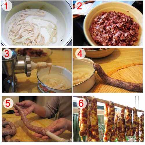 1 Bag Salted Casings for Sausage Salami Filling meat 10-12kg