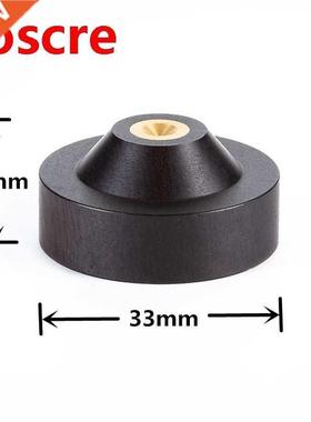 33mmx16mm Speaker Spike Isolation ebony Wood Stand Feet Base